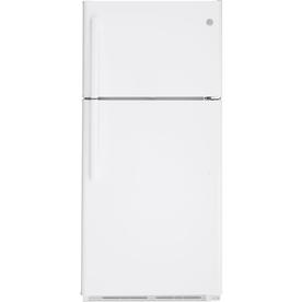 GE 18.2-cu ft Top-Freezer Refrigerator (White)