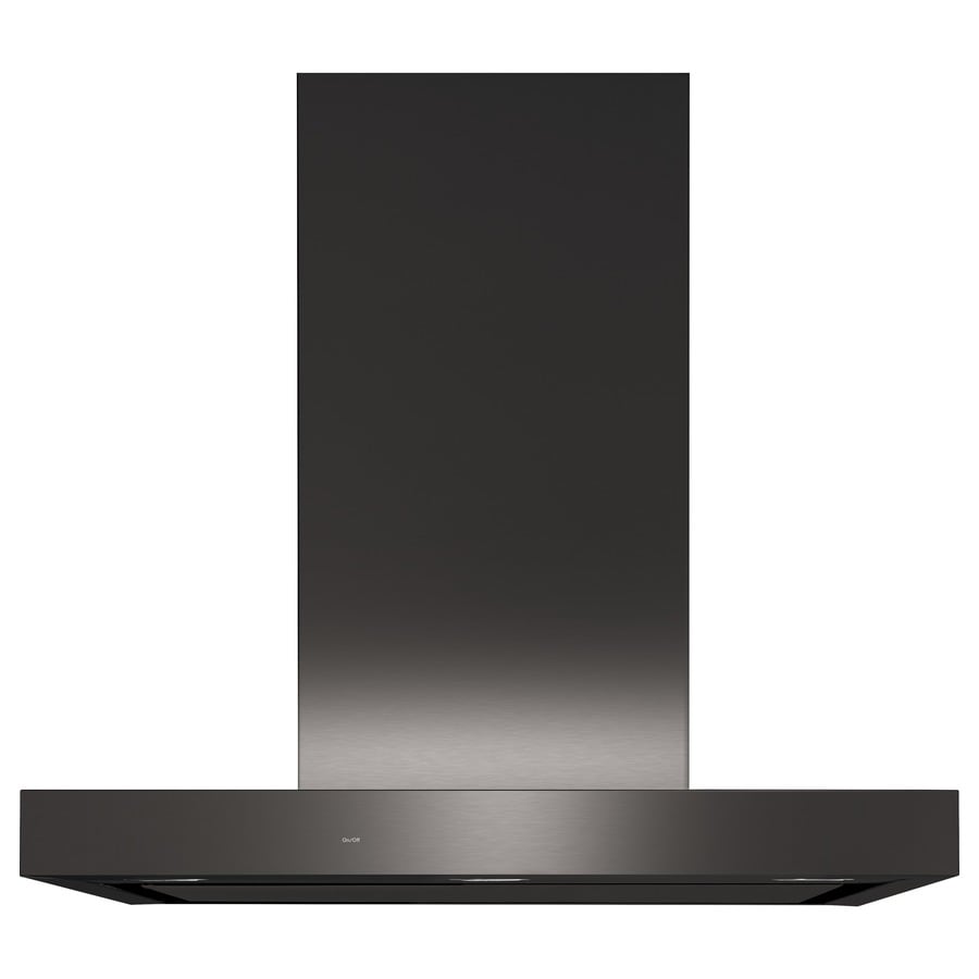 Black Wall Mount Range Hood ge 30 in convertible black stainless wall mounted range hood common 30 inch actual 30 in