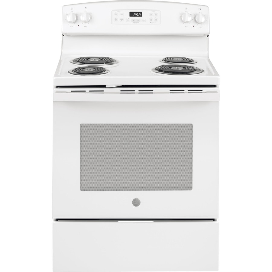 Ge 4 Elements 5 3 Cu Ft Self Cleaning Freestanding Electric Range