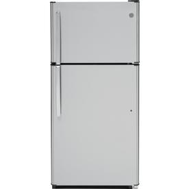 GE 18.2-cu ft Top-Freezer Refrigerator (Stainless Steel)