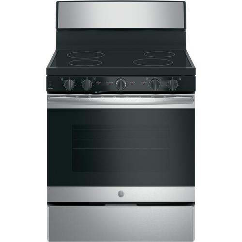 GE 30-in Smooth Surface 4 Elements 5-cu Ft Self-Cleaning Freestanding ...