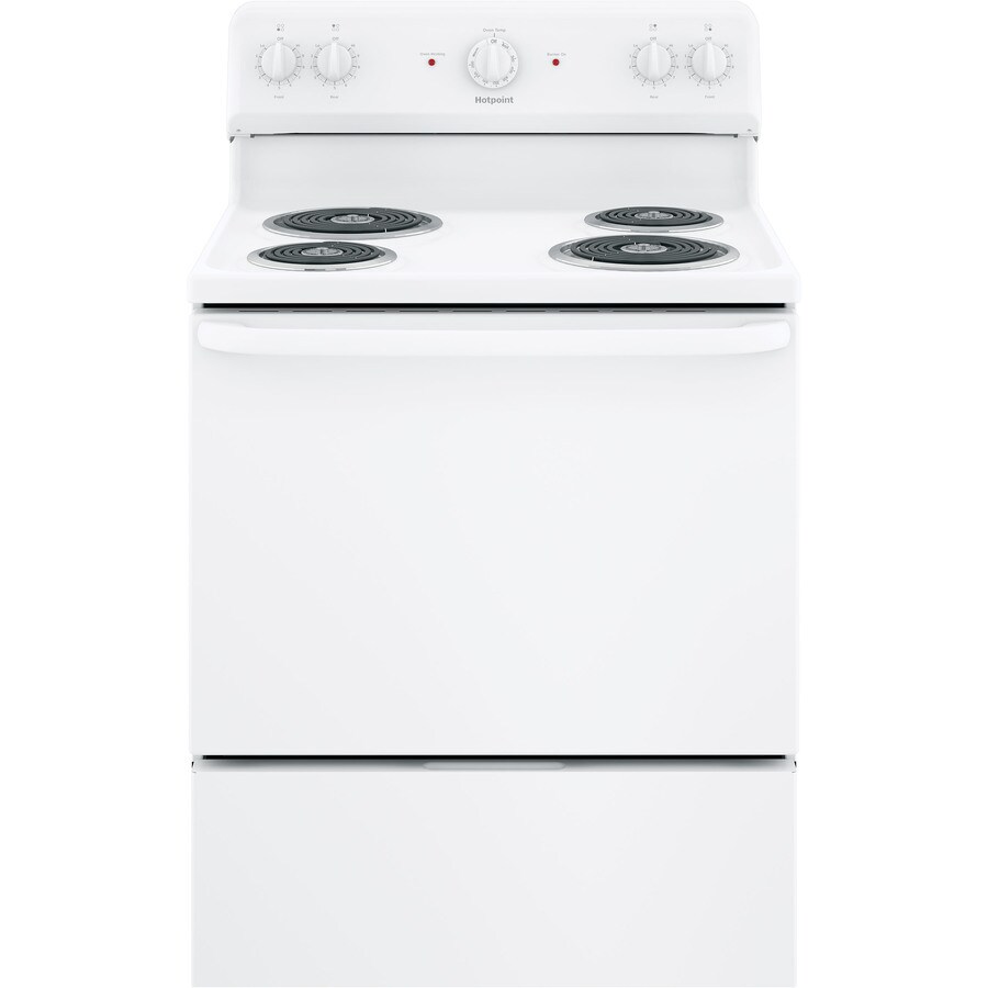 Hotpoint 4 Elements 5 Cu Ft Freestanding Electric Range White