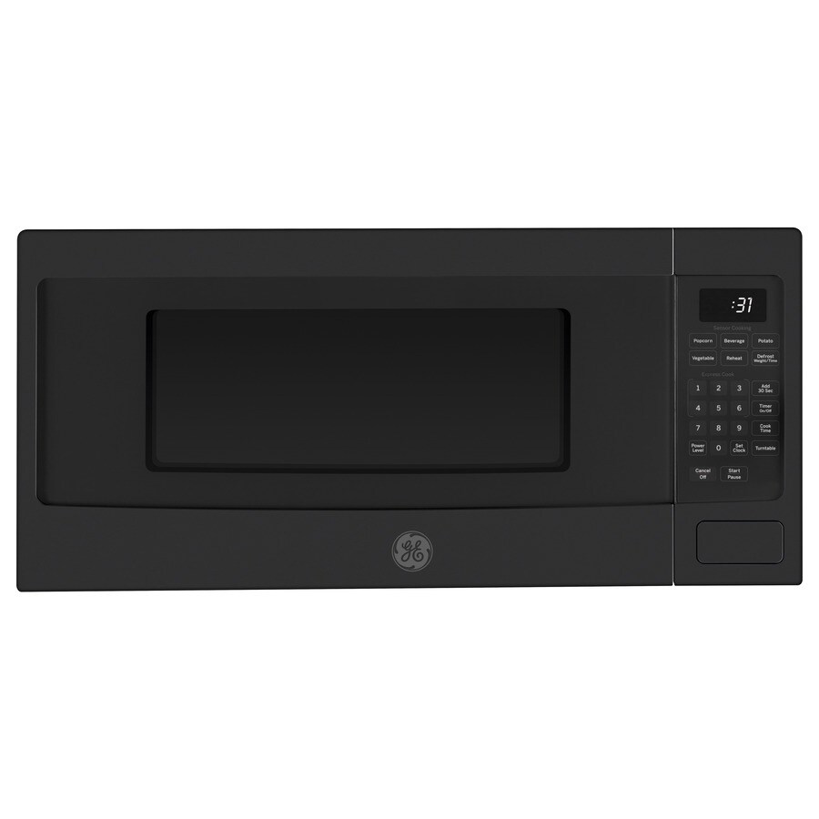 Ge Profile 1 1 Cu Ft 800 Countertop Microwave Black Slate At