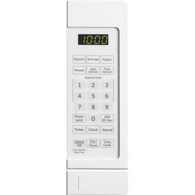 GE 0.7-cu ft 700-Watt Countertop Microwave (White) in the Countertop