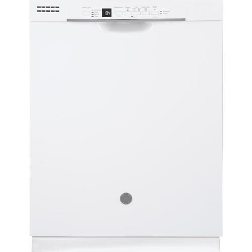 GE Dry Boost 54Decibel Front Control 24in BuiltIn Dishwasher (White