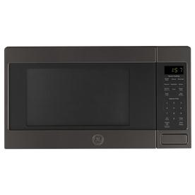 Countertop Microwaves At Lowes Ge 1 6 Cu Ft 1150 Watt Countertop Microwave Black Stainless