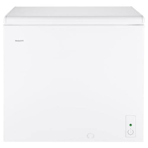 Hotpoint 7.1cu ft Manual Defrost Chest Freezer White at
