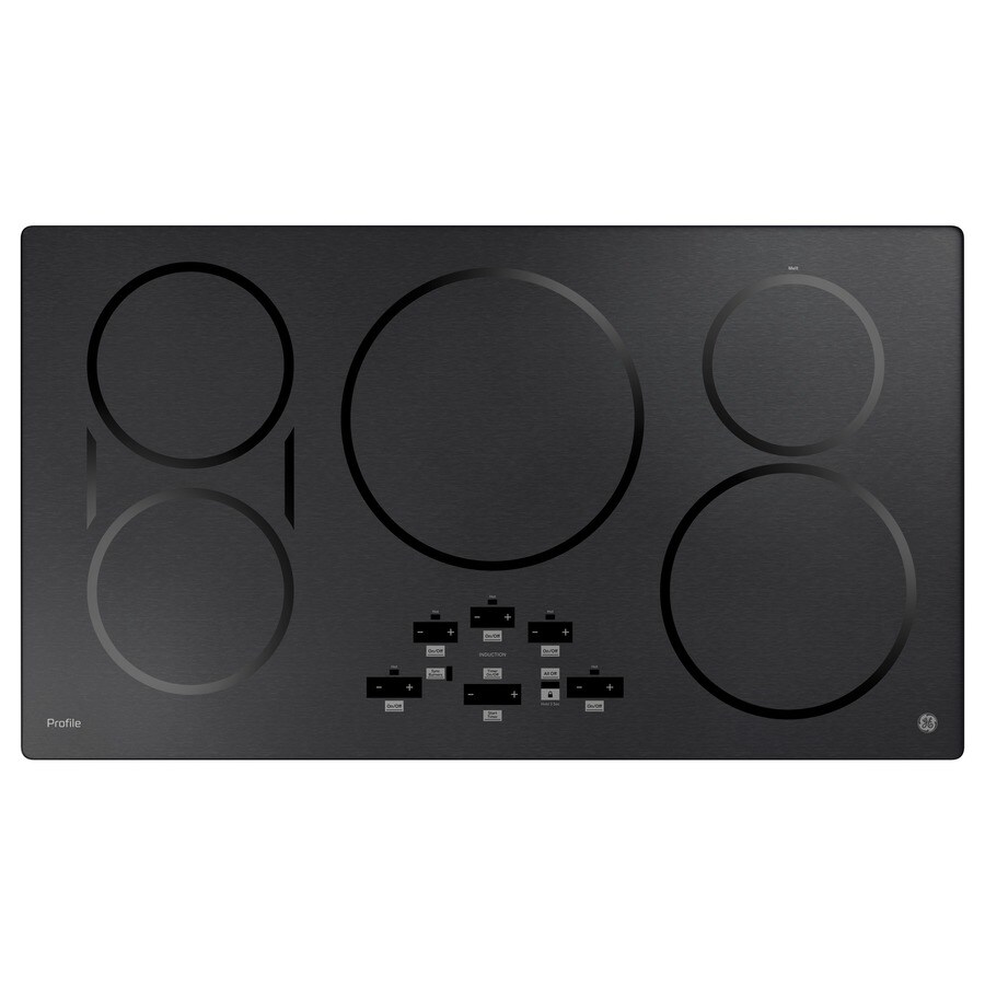 Ge Profile 5 Element Smooth Surface Induction Electric Cooktop At