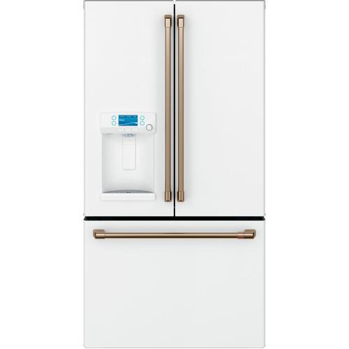 Cafe 27.8-cu ft French Door Refrigerator with Ice Maker (Fingerprint ...