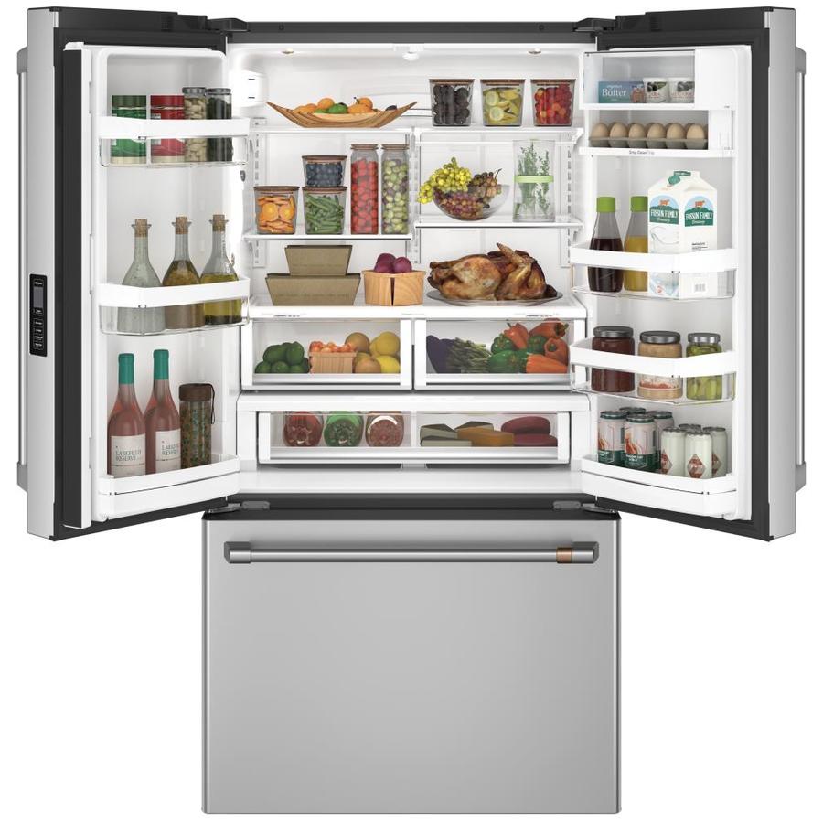 Cafe 23.1-cu ft Counter-depth French Door Refrigerator with Ice Maker ...