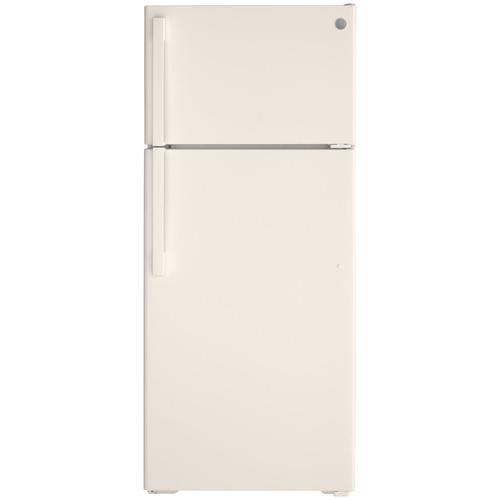 Ge 17 5 Cu Ft Top Freezer Refrigerator Bisque Energy Star At