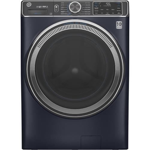 GE UltraFresh Vent System 5-cu ft Stackable Front-Load Washer (Sapphire Blue) ENERGY STAR at Lowes.com