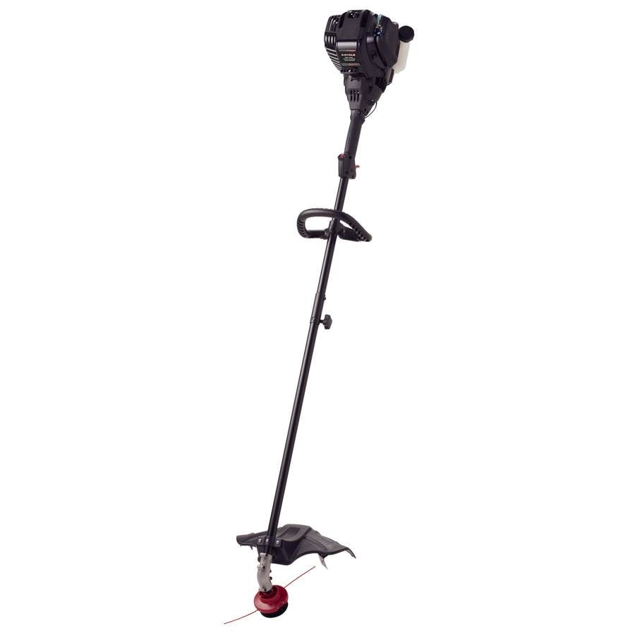 gas trimmer with edger attachment