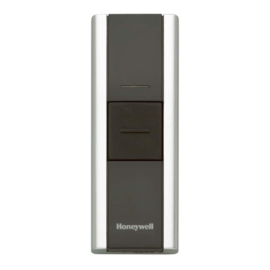 Honeywell RPWL301A1006 Wireless Black and Silver Doorbell Button (Batteries Included)