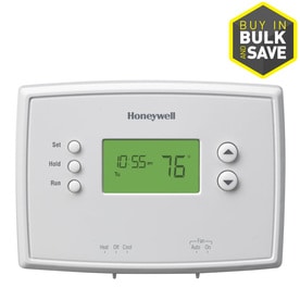 Honeywell Thermostats 7-Day Programmable Thermostat with Backlight Whites RTH2510B