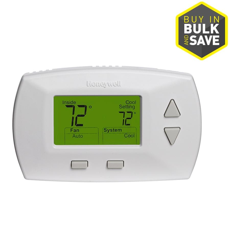 Honeywell TH5220D1029 Focuspro 5000 Non-Programmable Thermostat With Screen  Cleaning Kit 