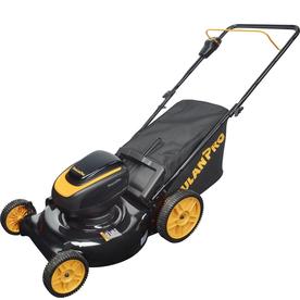 Poulan Pro Cordless Electric Push Lawn Mowers At Lowes Poulan Pro Prlm 21i 58 Volt Brushless Lithium Ion 21 In Cordless Electric Lawn