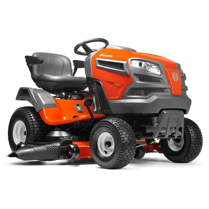 Husqvarna Yta24v48 24 Hp V Twin Automatic 48 In Riding Lawn Mower With Mulching Capability Kit Sold Separately In The Gas Riding Lawn Mowers Department At Lowes Com