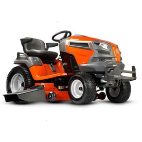 Riding Lawn Mowers At Lowes Husqvarna Gth52xls 24 Hp V Twin Hydrostatic 52 In Garden Tractor With Mulching