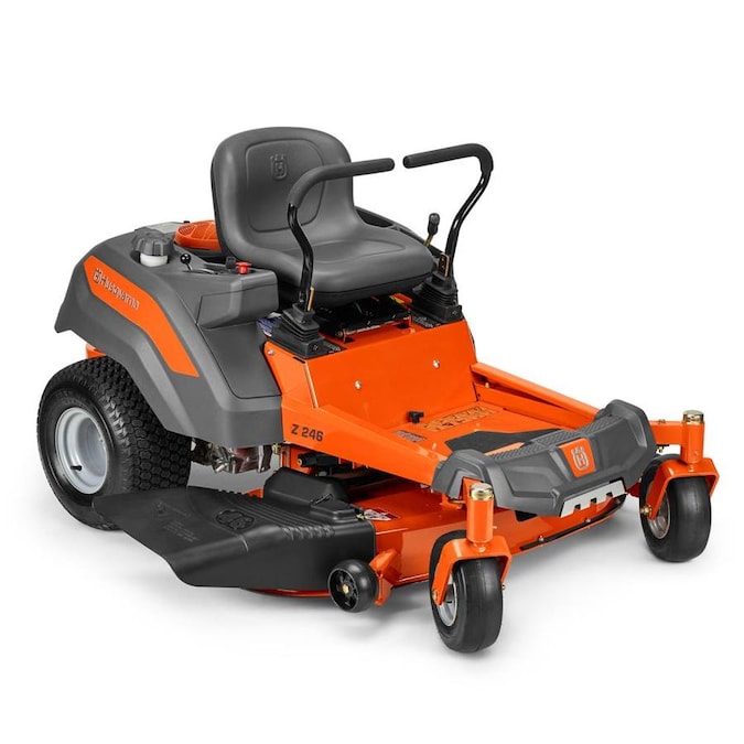 Husqvarna Z246 20 Hp V Twin Hydrostatic 46 In Zero Turn Lawn Mower With Mulching Capability Kit Sold Separately Carb In The Zero Turn Riding Lawn Mowers Department At Lowes Com