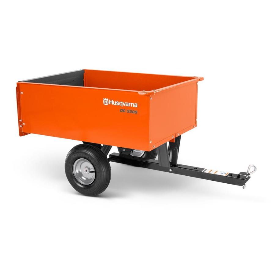 Husqvarna 9 Cu. Ft. Steel Dump Cart in the Dump Carts department at