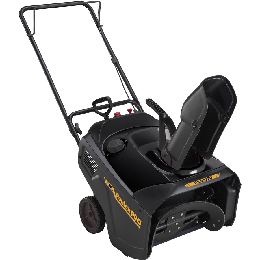 Poulan Pro 179cc 21in SingleStage Pull Start Gas Snow Blower in the