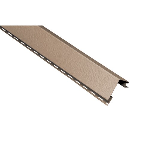 Outside Corner Post Clay 3in x 120in Vinyl Siding Trim in the Vinyl Siding