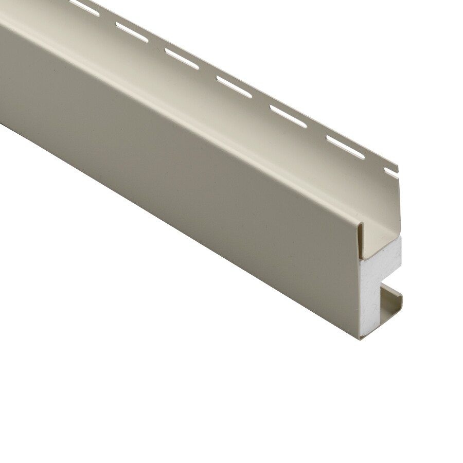 Durabuilt 36494112 Ivory J-channel Vinyl Siding Trim 4.5-in x 150-in