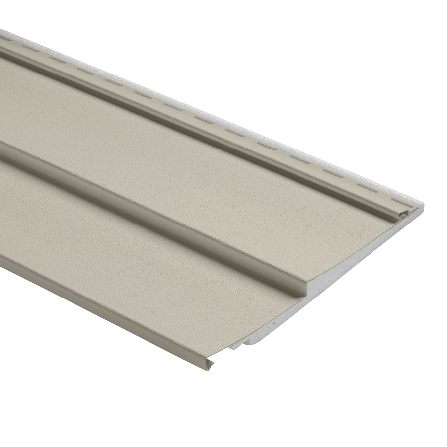 Durabuilt Dutch Lap Ivory Vinyl Siding Panel 150in at