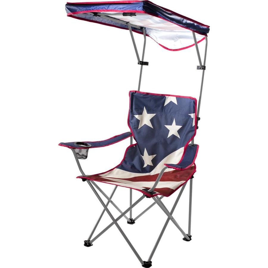 Shop Quik Shade Us Flag Folding Camping Chair at Lowes.com