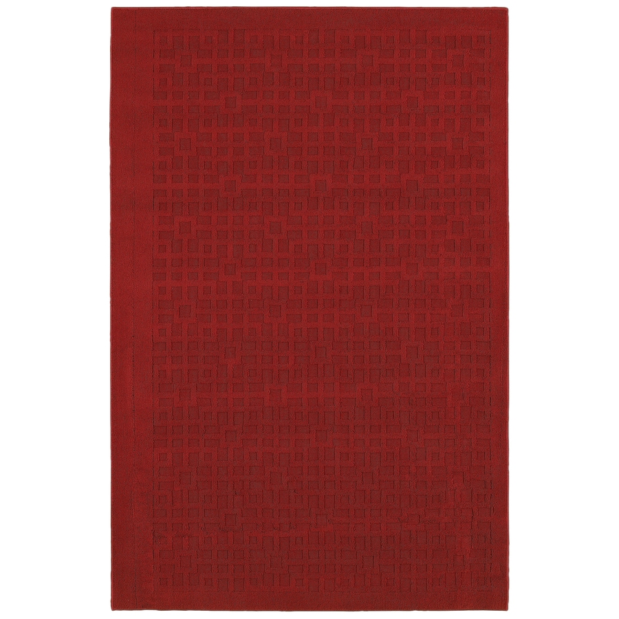 Mohawk Home 6860-14513-5 Salt Box 5 X 7 (ft) Red Area Rug