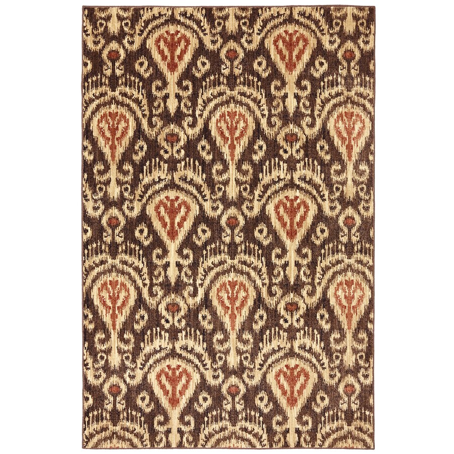 Mohawk Home Dryden 8 x 11 Triexta Chandelier Latte Geometric Area Rug ...