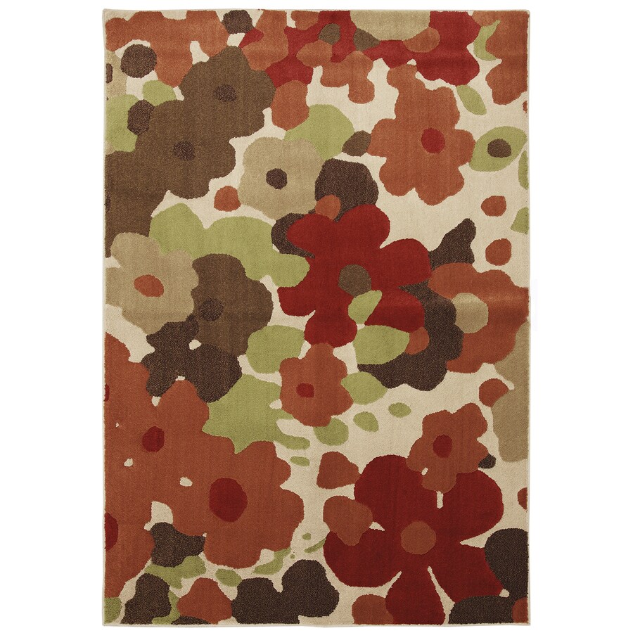 Mohawk Home 3 x 5 Red Throw Rug at