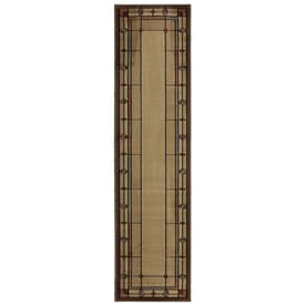 Runner Rugs At Lowes Mohawk Home Leaf Point Brown Indoor Inspirational Runner Common 2 X 8 Actual