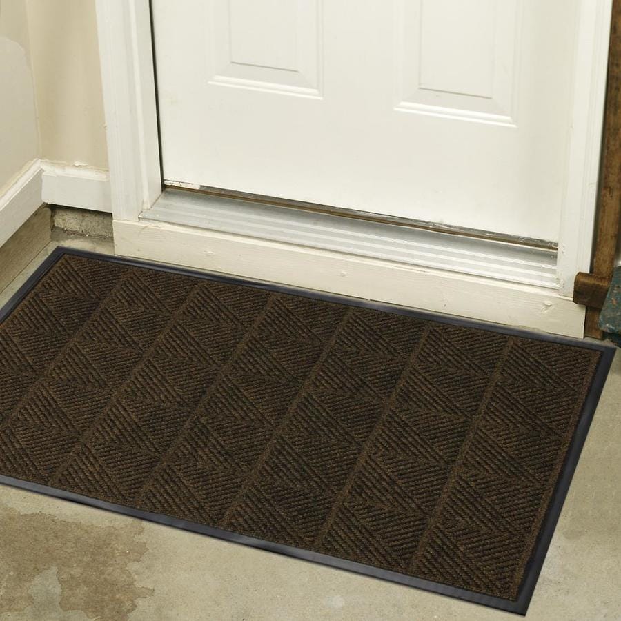 Mohawk Home Doormats 2-ft x 4-ft Brown Rectangular Outdoor Door Mat in ...