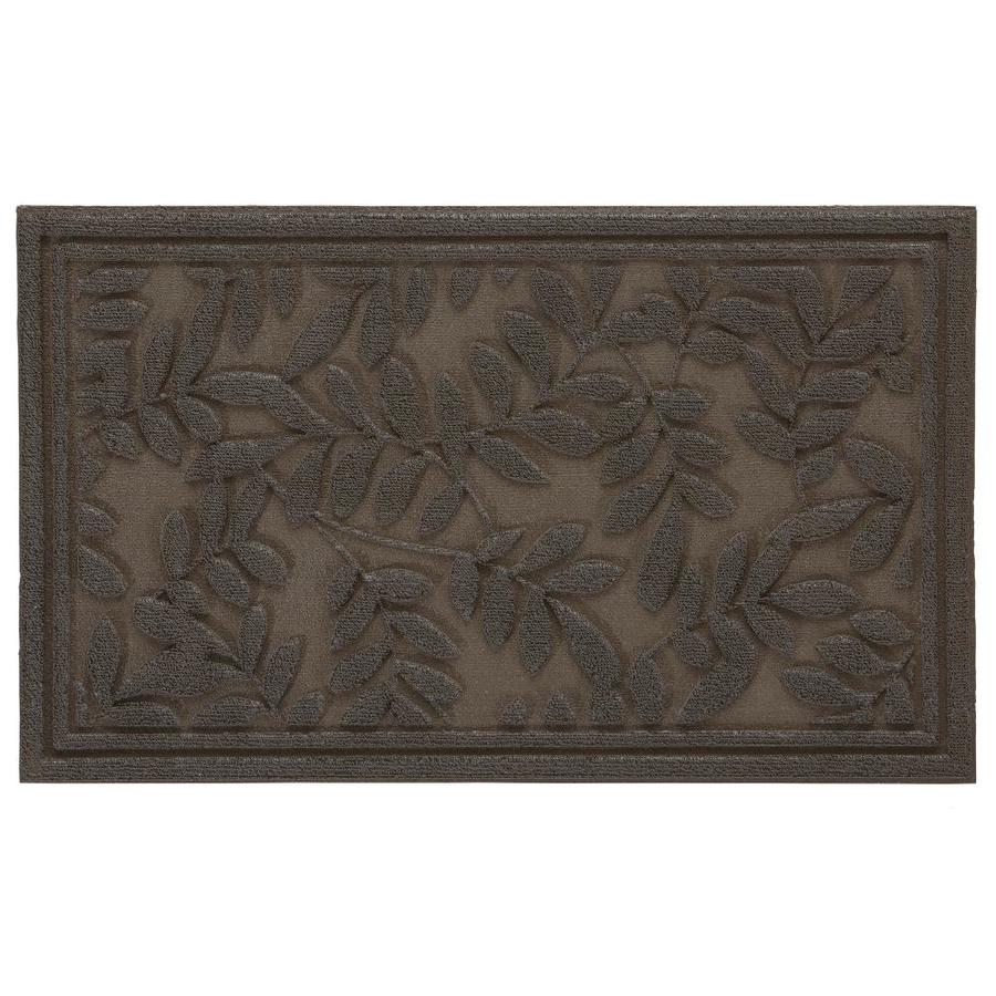 Mohawk Home Impressions Mat 2ft x 3ft Brown Rectangular Outdoor Door