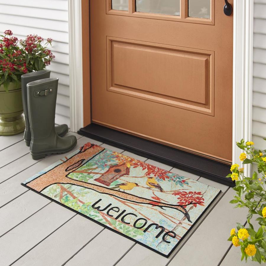 Mohawk Home Doorscapes Mat Rectangular Outdoor Door Mat (Common: 2-ft x ...