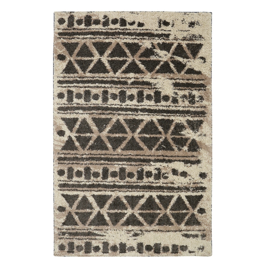 Mohawk Home Urban Grid Cocoa Indoor Area Rug Common 8 X Mohawk Home Urban Grid Cocoa Indoor Area Rug Common 8 X 10