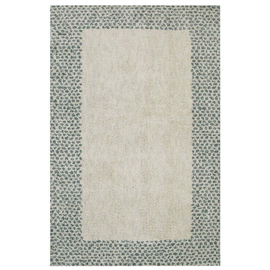 Mohawk Home Spotted Border Green Beige Indoor Area Rug Common Mohawk Home Spotted Border Green Beige Indoor Area Rug Common 8 X 10