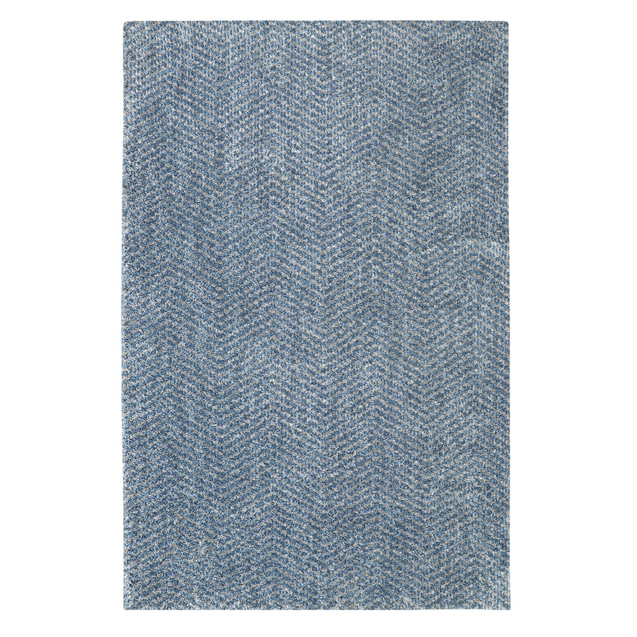 Mohawk Home 90690-50101-96X120 Clinton Blue Blue Rectangular Indoor Machine-Made Area Rug (Common: 8 x 10; Actual: 8-ft W x 10-ft L x 0.5-ft dia)