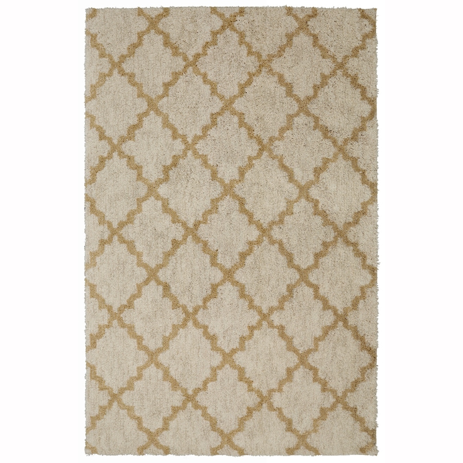 Shop Mohawk Home Wyatt Tan Indoor Inspirational Area Rug 5 x 8