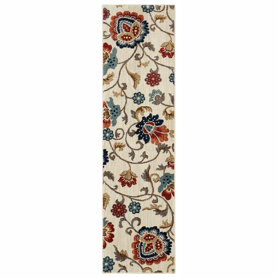 Mohawk Home Graceland Cream Rectangular Indoor Machine Made Runner Mohawk Home Graceland Cream Rectangular Indoor Machine Made Runner Common 2 X 8 Actual 1 Ft W 7 83 L