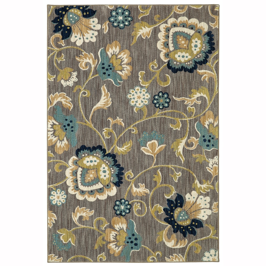 Mohawk Home Graceland Taupe Indoor Inspirational Area Rug Common 5 Mohawk Home Graceland Taupe Indoor Inspirational Area Rug Common 5 X 8 Actual 3 Ft W 7 83 L
