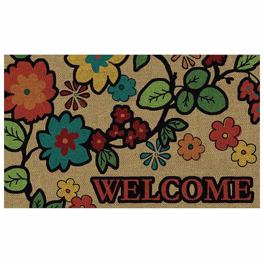 Mohawk Home Garden Impression Vine Rectangular Door Mat Common 1