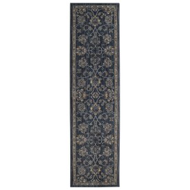 Runner Rugs At Lowes Mohawk Home Ismere Denim Rectangular Indoor Machine Made Runner Common 2 X 8