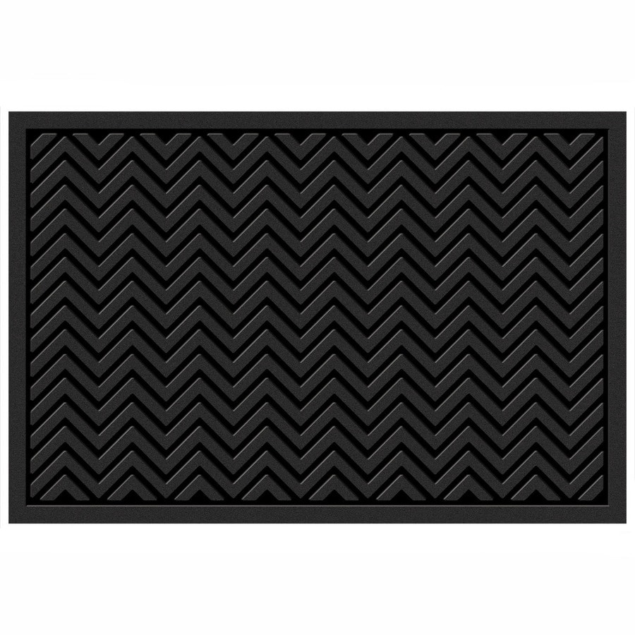 Recycled Rubber Door Mat Mats At Lowes Com