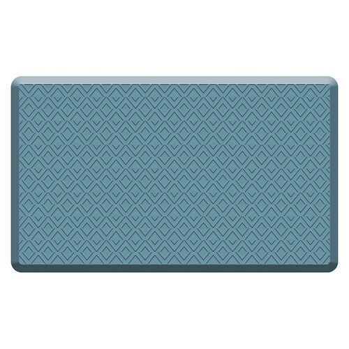 Mohawk Home Anti Fatigue Mats Blue Rectangular Anti Fatigue Mat