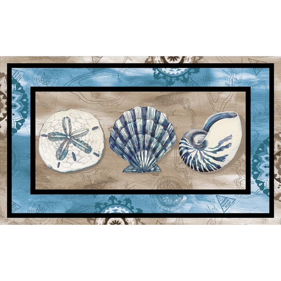 Mohawk Home Regional Doormats Blue Rectangular Door Mat Common 1