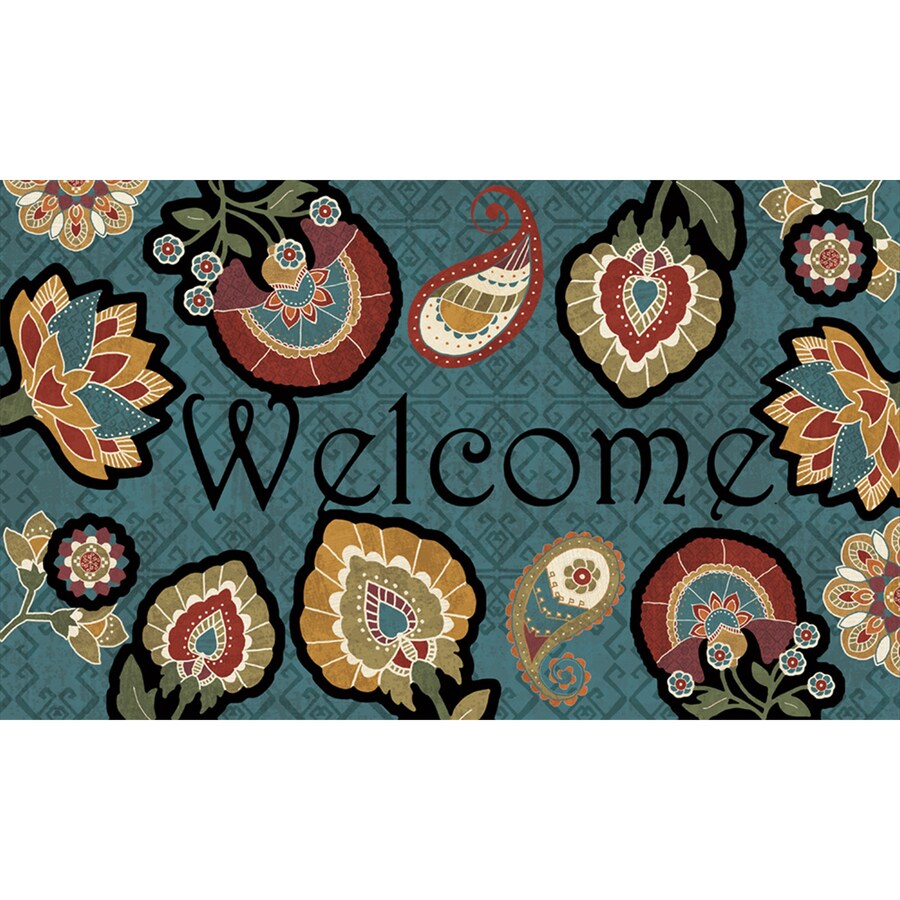 Mohawk Home Regional Doormats Blue Rectangular Door Mat Common 1