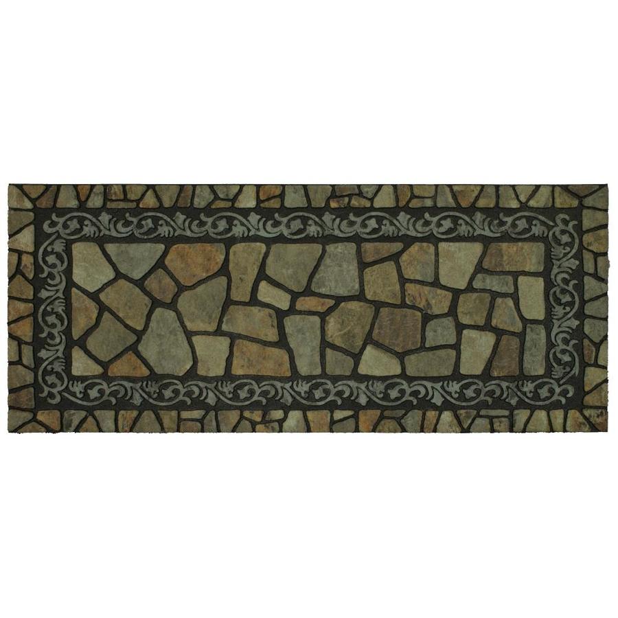 Mohawk Home Core Doormats Brown Rectangular Door Mat Common 2 Ft